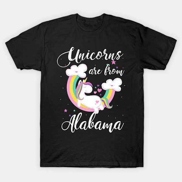 Unicorns Are From Alabama T-Shirt by helloshirts